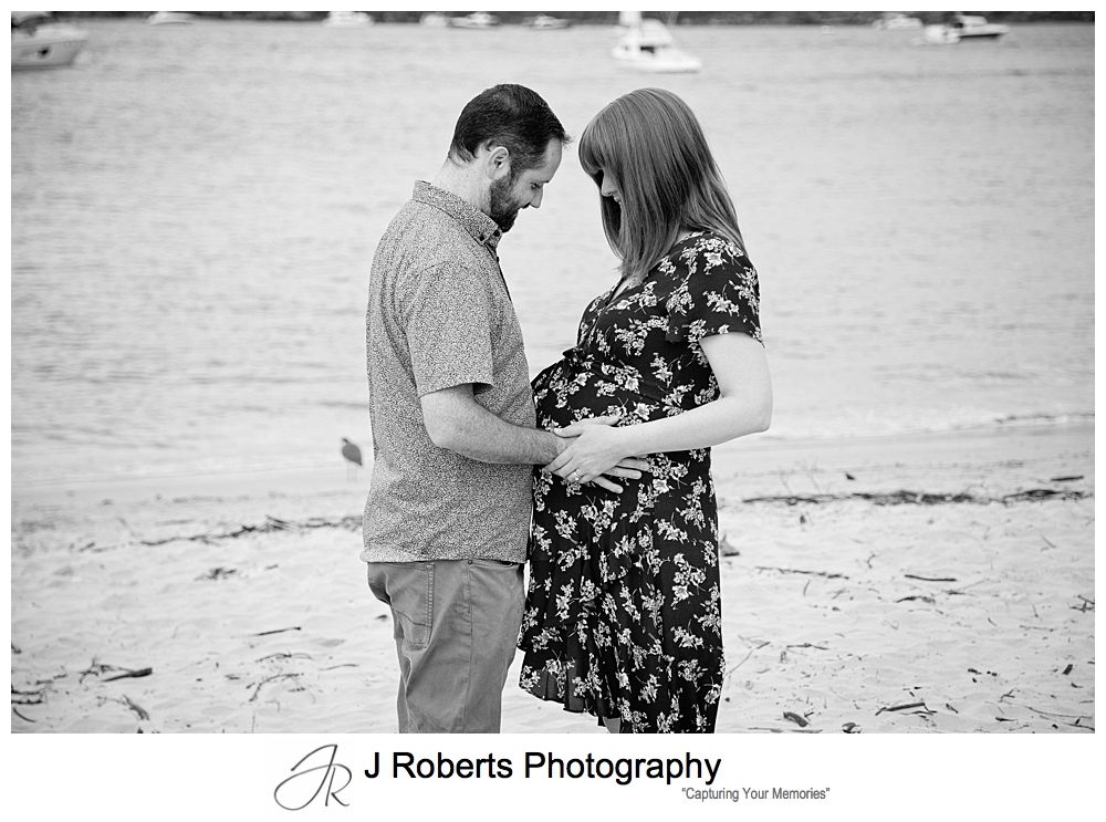 Pregnancy Portrait Photography Sydney at Chinamans Beach Mosman